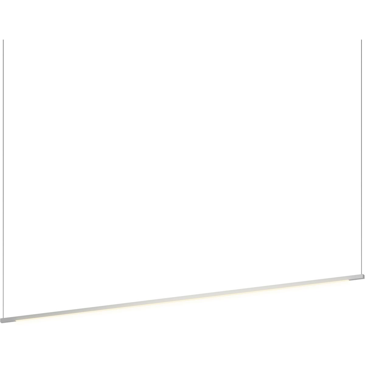 Koncept ZBP-48-L-SW-SIL-CNP Z-Bar LED 0.5 inch Silver Pendant Ceiling Light